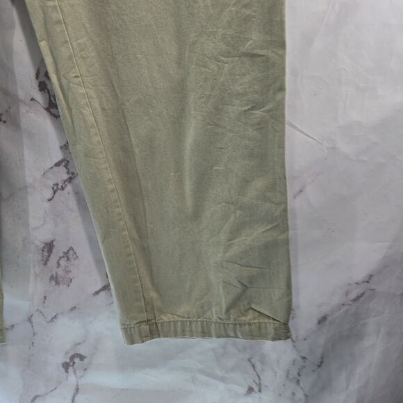 Columbia Pants Mens 40 X 30 Khaki Tan Cotton Canvas Straight Leg Twill Ripstop - Picture 4 of 11